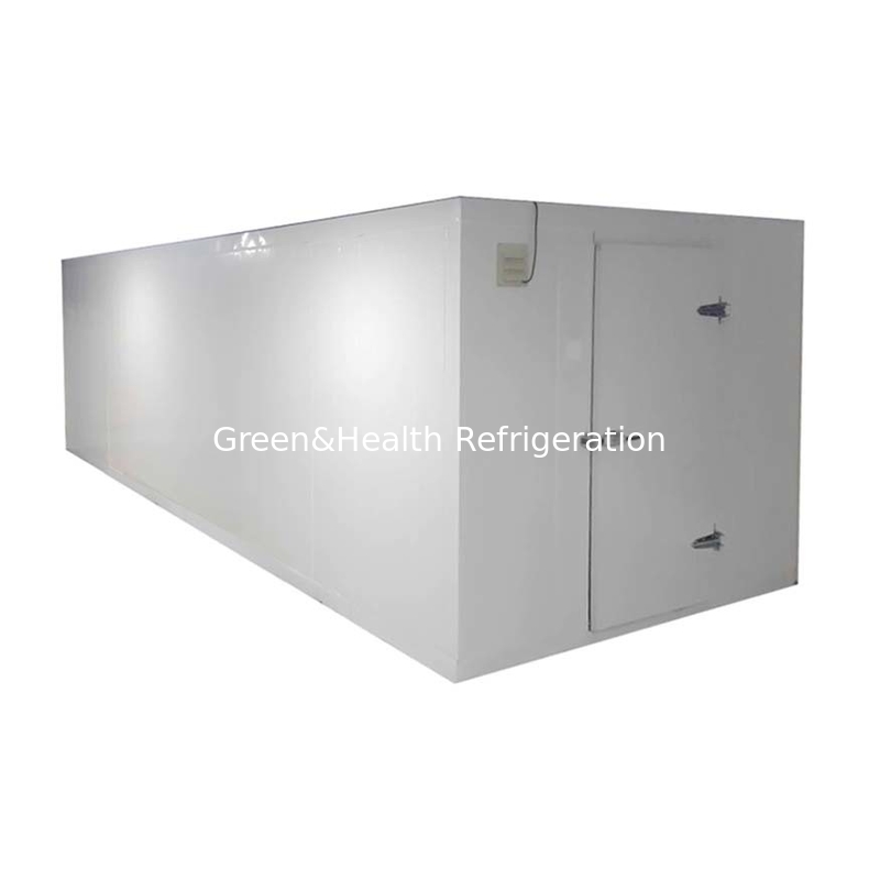 Sala de almacenamiento en frío profesional para verduras, frutas, carne y pescado con refrigeración por agua o aire