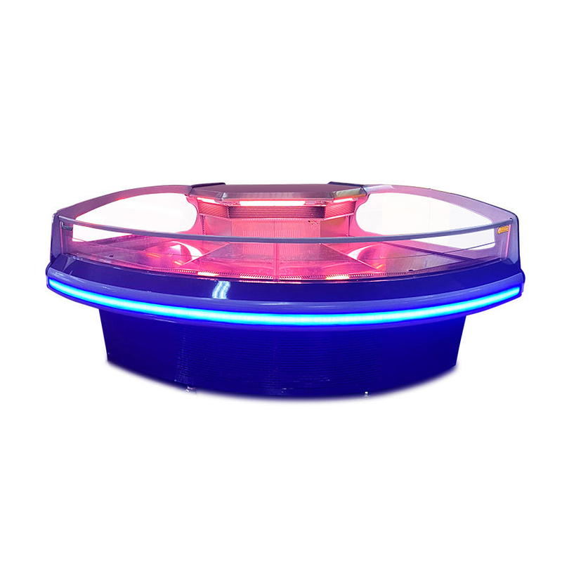 Fener de acero inoxidable para enfriamiento de carne de exhibición congelador -2 a 8.C con luz LED