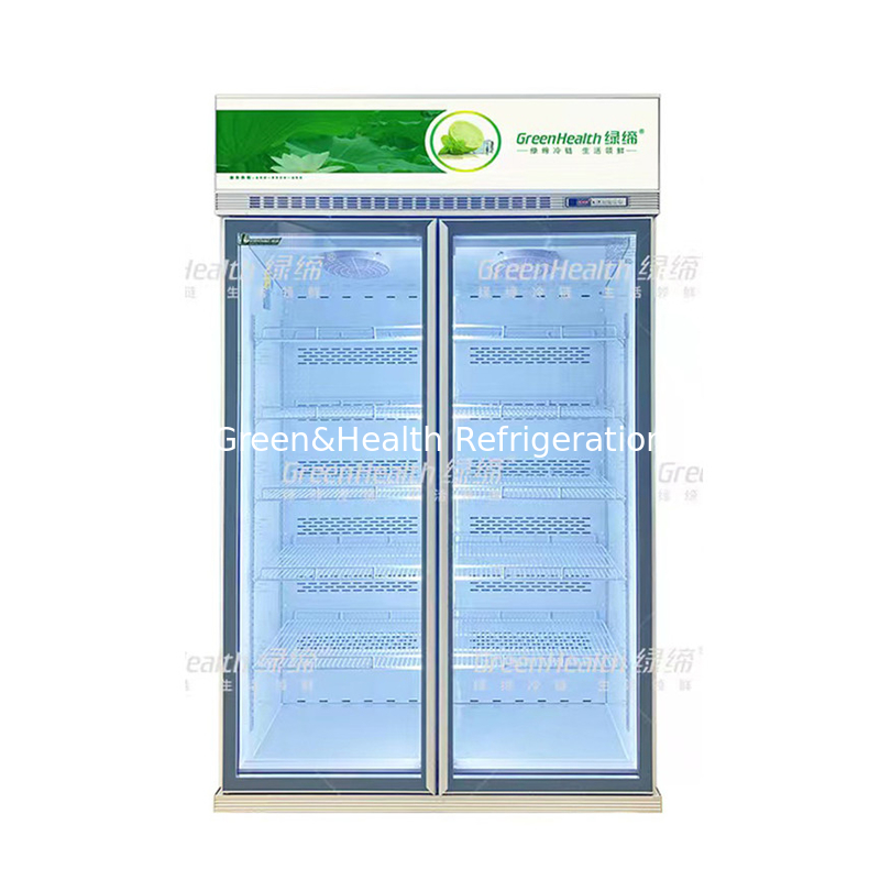 Supermercado avanzado personalizado 5 capas de enfriador con ventilador de refrigeración y Cubigel Compresor Unidad