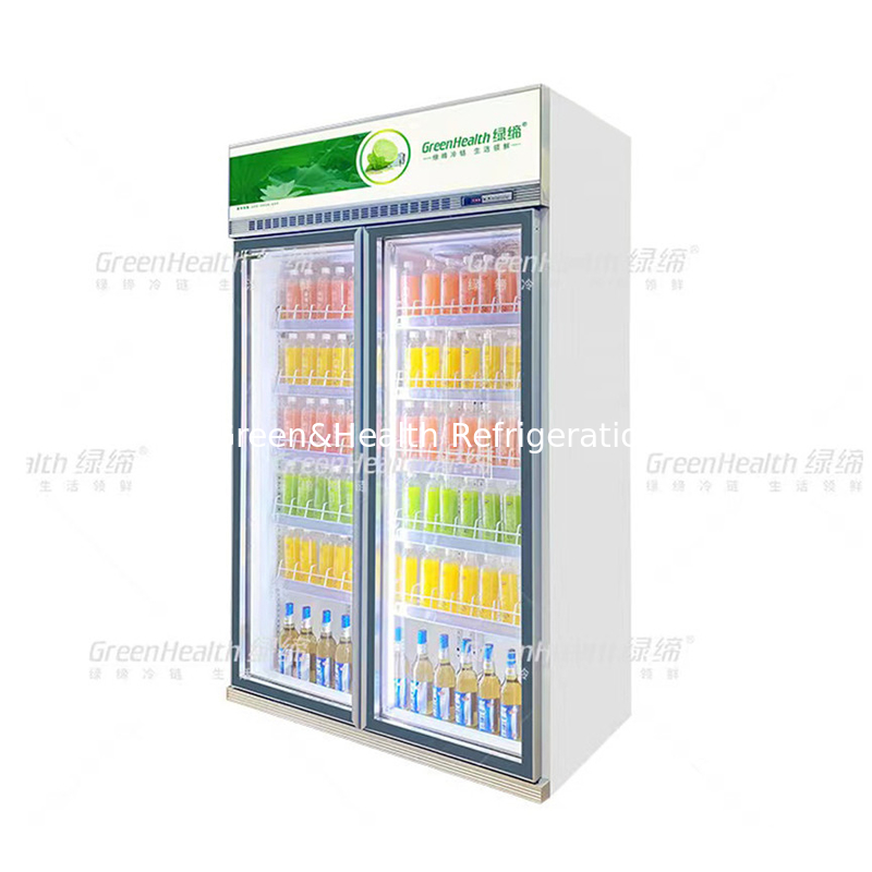 Supermercado avanzado personalizado 5 capas de enfriador con ventilador de refrigeración y Cubigel Compresor Unidad