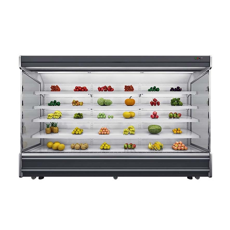 - Tipo de descongelamiento de tipo automático y verde - Chiller de pantalla refrigerada de cubierta remota
