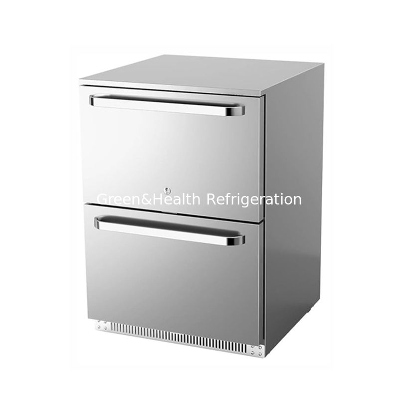 Certificado ETL 900L 100Cans Puerta de vidrio completa Refrigerador de bebidas Refrigerador exterior