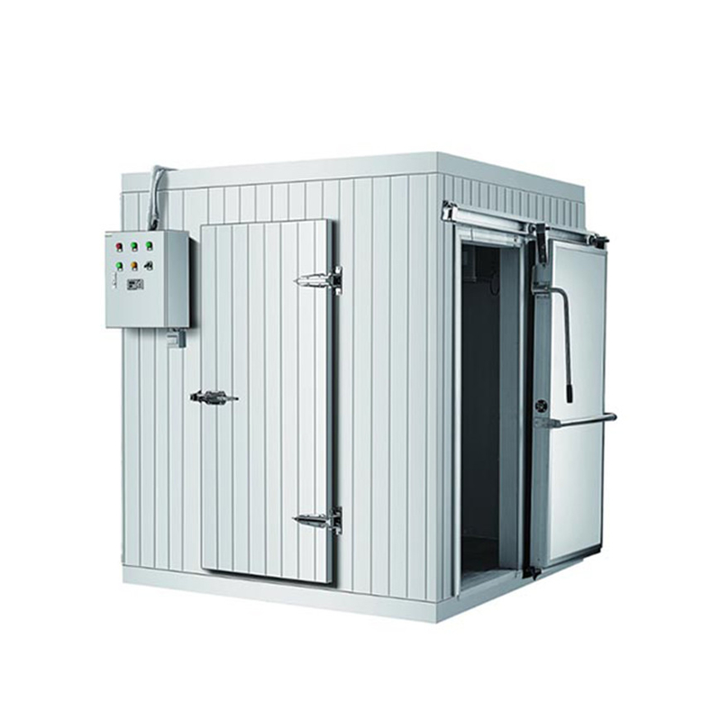 Refrigeración por aire 2-8 grados Panel de PU Estabilidad Chiller de cuarto frío de acero para almacenamiento de alimentos