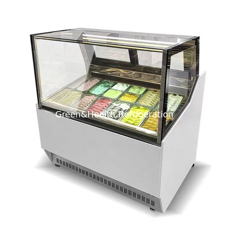 Congelador de helados sin heladas y con gran capacidad de almacenamiento