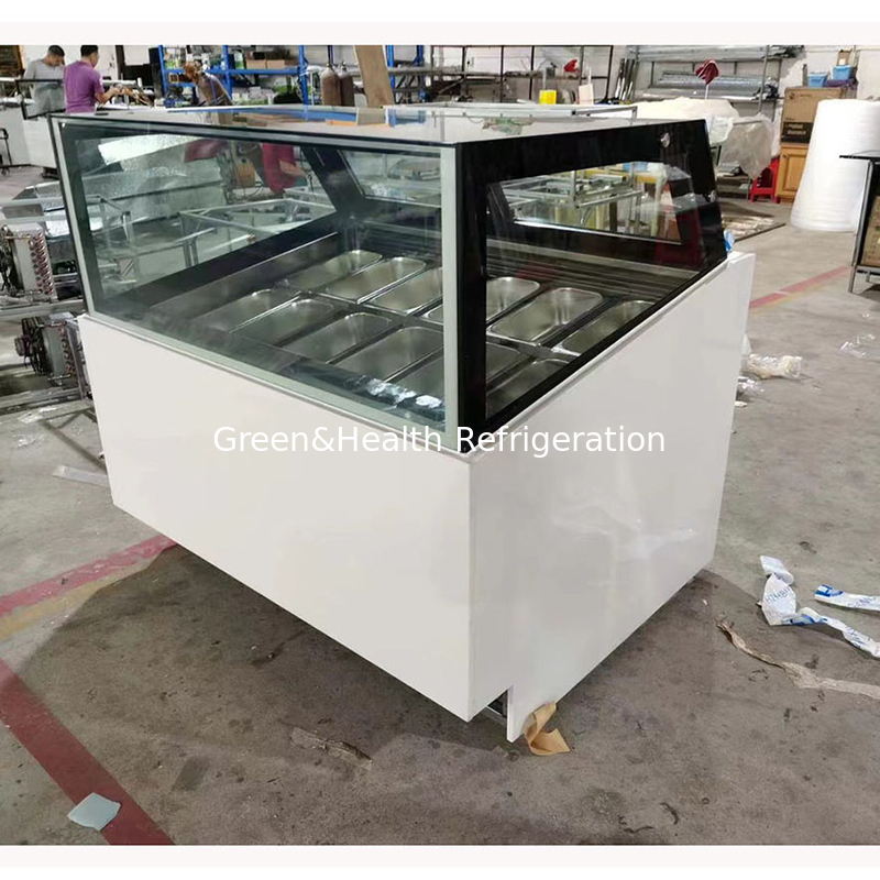 Congelador de helados sin heladas y con gran capacidad de almacenamiento
