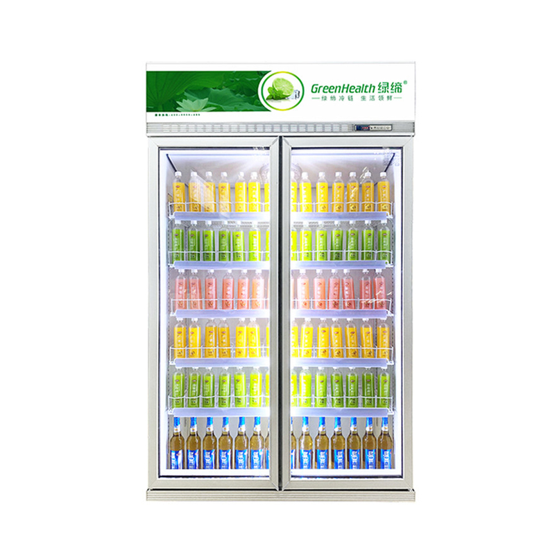 Un solo refrigerador de bebidas comercial de 2 3 4 puertas para tiendas de comestibles