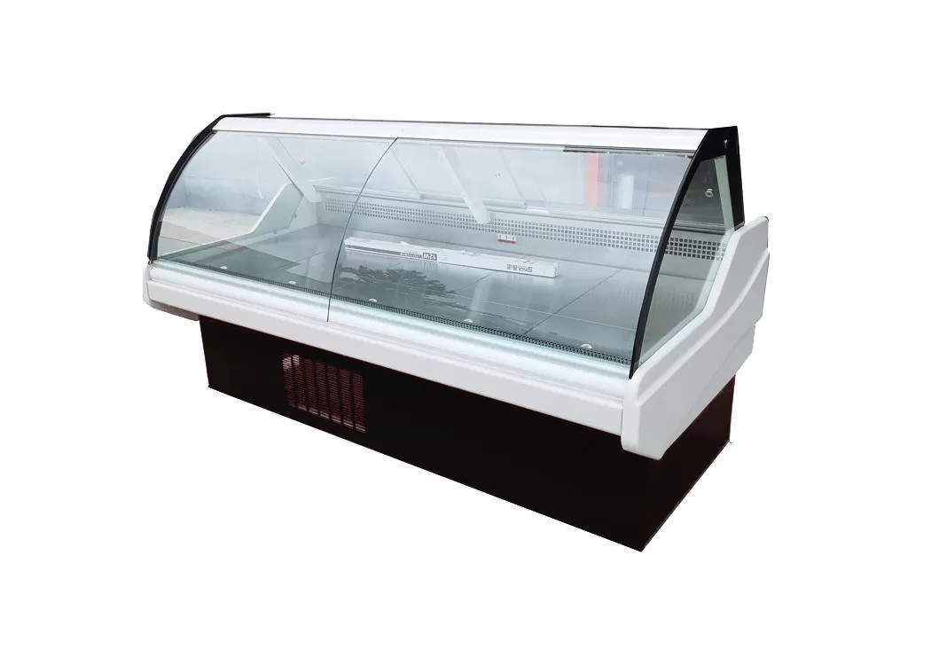 Servicio de comida ocupada Deli Display Refrigerador para la presentación y almacenamiento de alimentos