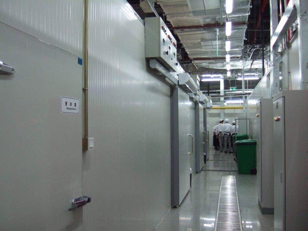 Unidades de refrigeración de almacenamiento en frío enfriadas por aire Sala de frío para soluciones de refrigeración personalizadas