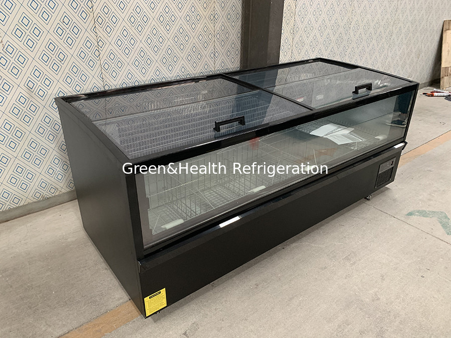Ventas directas de fábrica Comercial Display de gran almacenamiento horizontal Commodity Island Cabinet