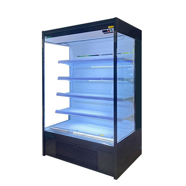 Supermercado/tienda de conveniencia Display de almacenamiento de alimentos Pequeño refrigerador comercial