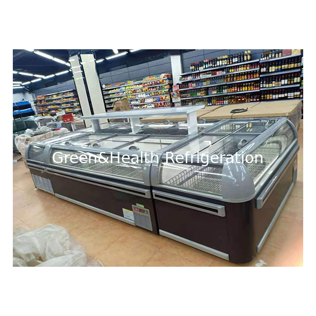 Compresor incorporado para la refrigeración rápida de productos congelados