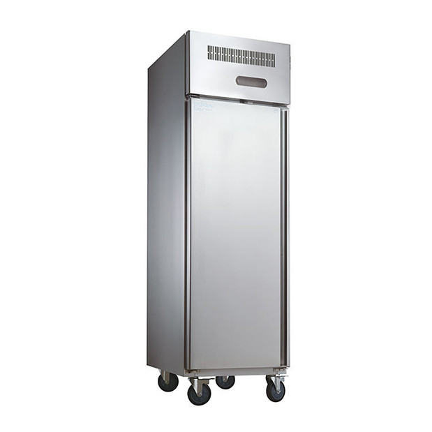 Comerciante de cocina de restauración vertical de acero inoxidable de almacenamiento de múltiples puertas congelador de cocina congelador