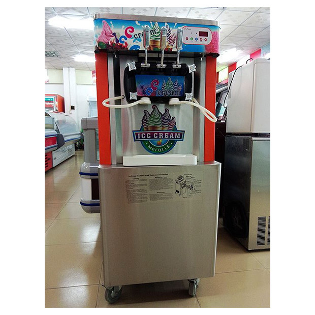 Las tiendas de helados verticales comerciales / tiendas de conveniencia utilizan máquinas para hacer helados