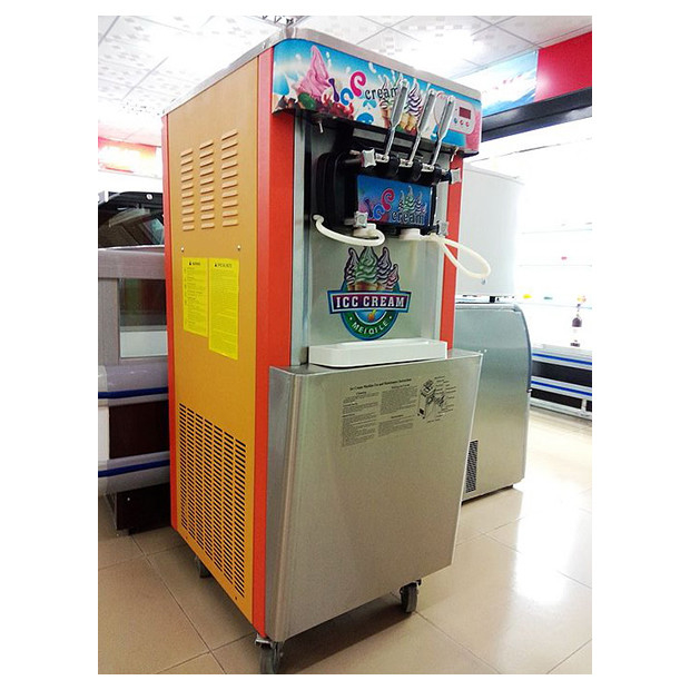 Las tiendas de helados verticales comerciales / tiendas de conveniencia utilizan máquinas para hacer helados