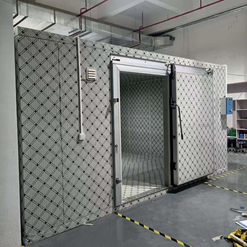 Sistema de enfriamiento del compresor para cuarto frío, congelador con panel de suelo