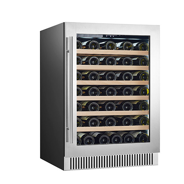 60 botellas de alta calidad Venta directa de fábrica Vino tinto Display de almacenamiento refrigerado Vino tinto congelador