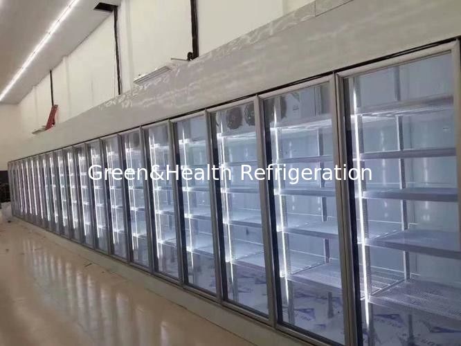 Tamaño personalizado Sala de almacenamiento de frío modular Paneles de PU Temperatura de la sala de frío de -18 ° C