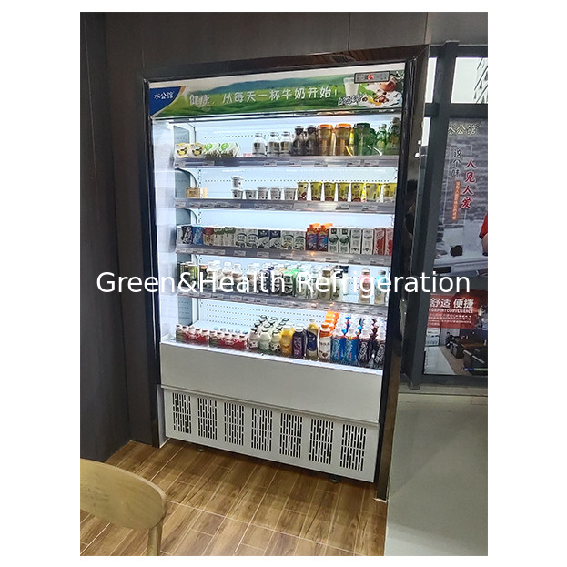 Pequeñas Tiendas de Conveniencia/Tiendas de Conveniencia Pequeñas Refrigeradores Abiertos Para Almacenar Frutas/Verduras Mini Refrigerador