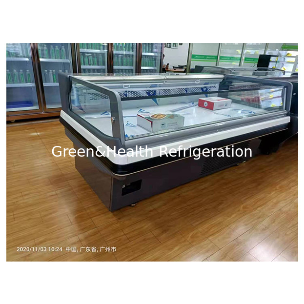Congelador exhibidor de almacenamiento de carne fresca a baja temperatura con compresor importado horizontal de alta calidad y refrigeración rápida