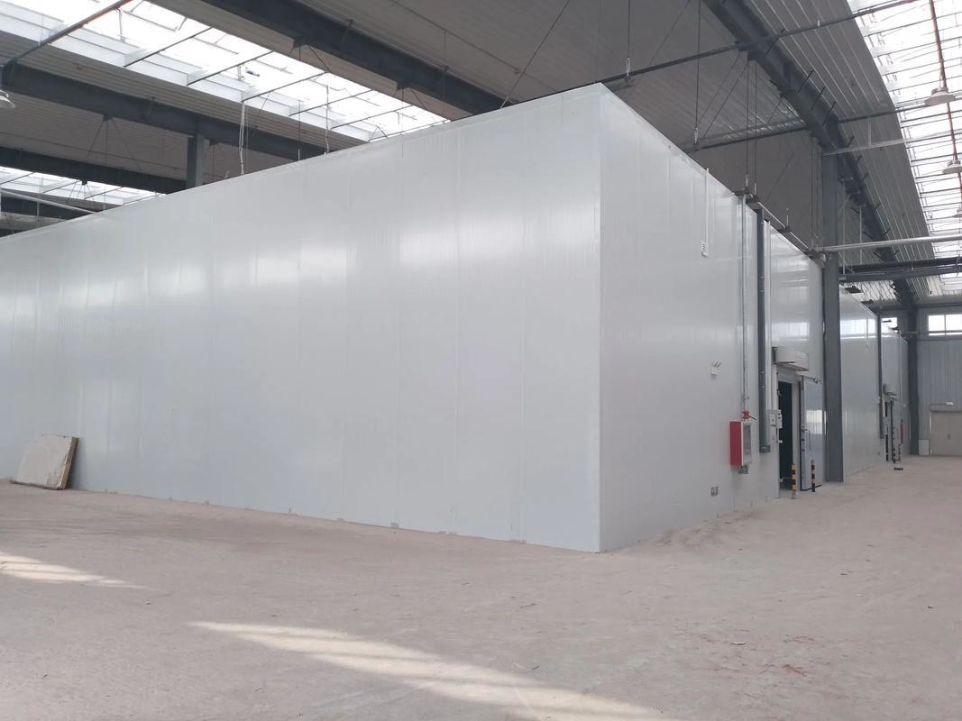 Comercial Paseo en el cuarto frío congelador PU panel aislado puerta giratoria rápida instalación mariscos