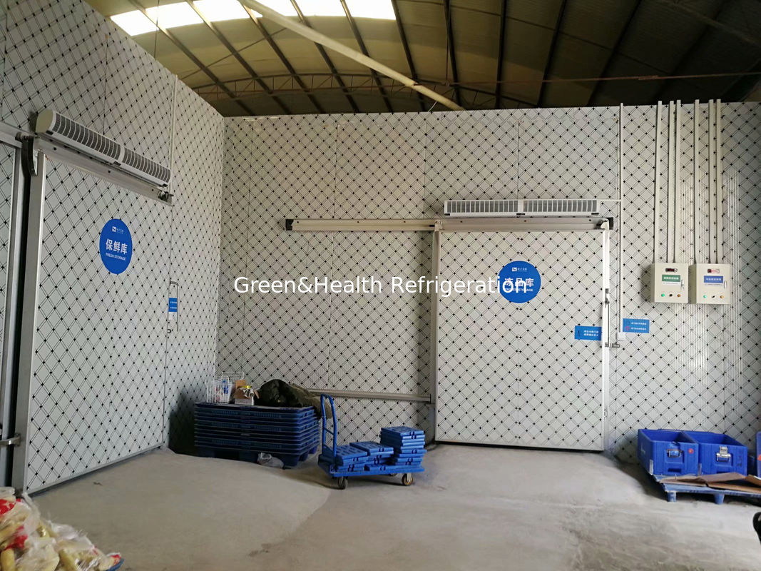 Guagnzhou Comercial Caminar en la cámara de almacenamiento frío refrigerador para frutas y verduras