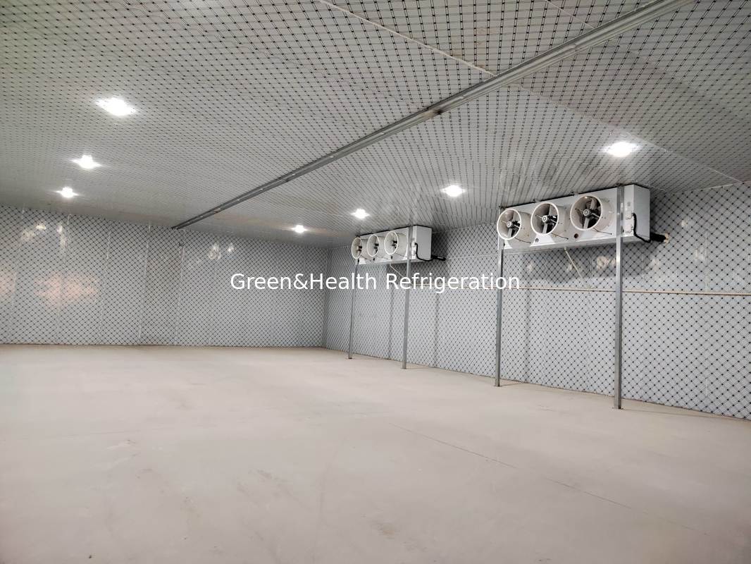Cuarto de almacenamiento en frío para carne y marisco con aislamiento energético y paneles duraderos