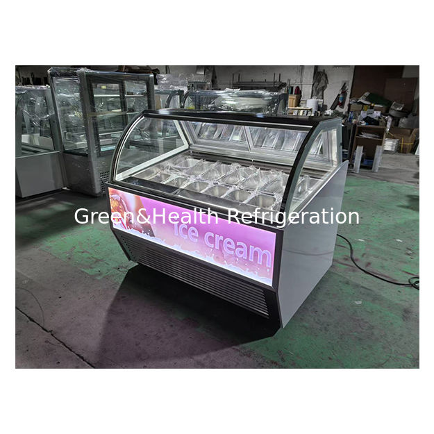 Ventas directas de fábrica helados comerciales Display de almacenamiento refrigerado congelador en venta