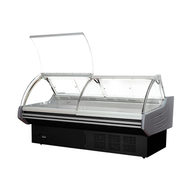 Tiendas de alimentos cocinados de alta calidad en fábricas/mercados que utilizan exhibición refrigerada de refrigeradores de alimentos cocinados