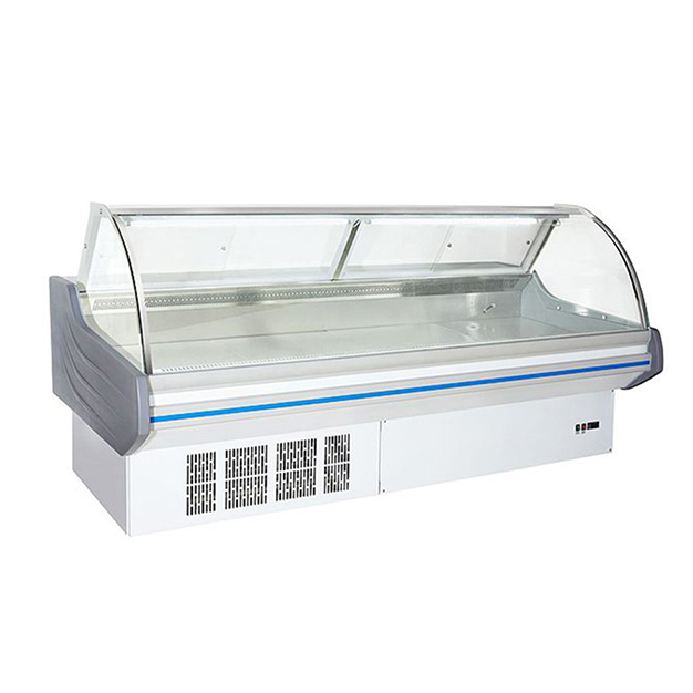 Tiendas de alimentos cocinados de alta calidad en fábricas/mercados que utilizan exhibición refrigerada de refrigeradores de alimentos cocinados