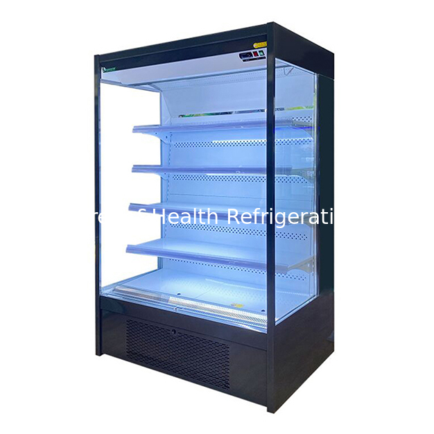 Ventas directas de fábrica Supermercados/tiendas utilizan estanterías abiertas de varias capas Pequeños refrigeradores