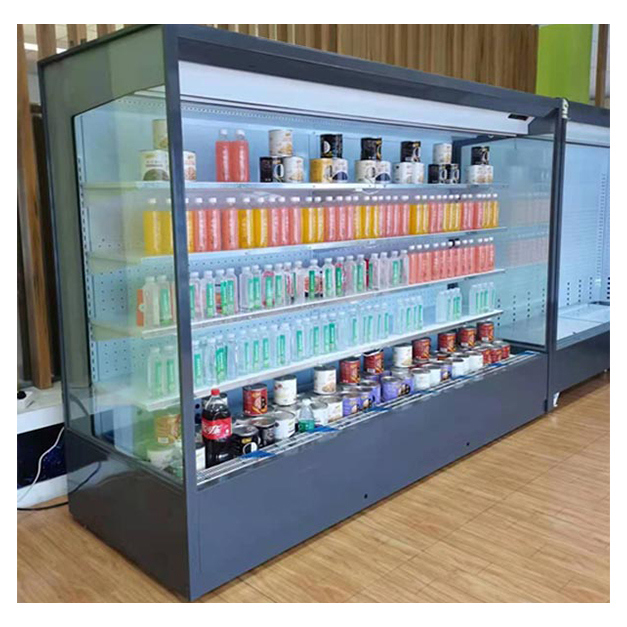 Refrigeradores de ángulo recto de tipo abierto con múltiples estantes en venta