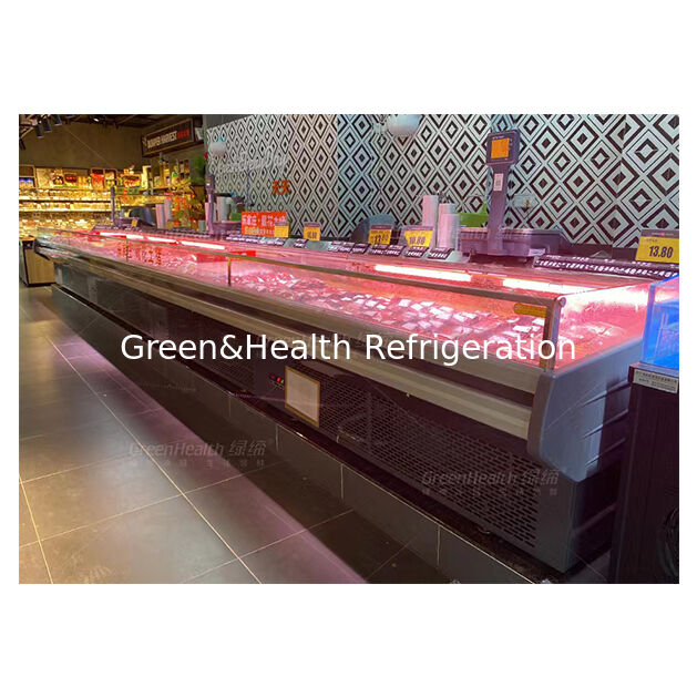 Venta directa de fábrica de compresores importados integrados Congelador refrigerado para carne fresca semiabierto