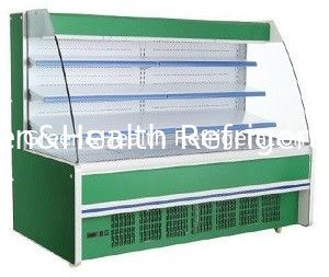Refrigerador abierto de Multideck de la tienda del estante ajustable con el compresor R404a/R134 de DANFOSS