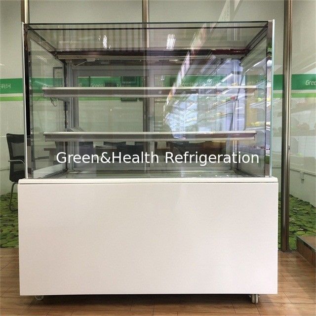 Display de pastel refrigerado Display de panadería Gabinete de puerta de vidrio con compresor importado