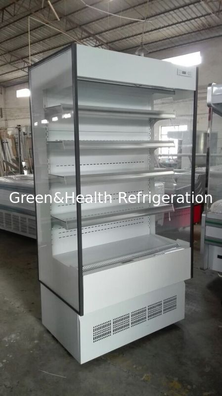 Refrigerador abierto de Multideck de la tienda del estante ajustable con el compresor R404a/R134 de DANFOSS