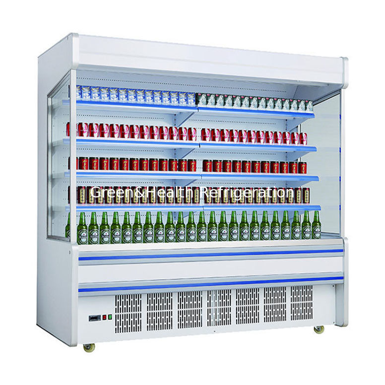 Supermercado Multideck Display Refrigerador Chiller Enchufe en el sistema/Vestidor de verduras y frutas