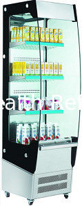 Refrigerador abierto de Multideck de la exhibición de la bebida mini para el tipo de enfriamiento de la fan de la tienda