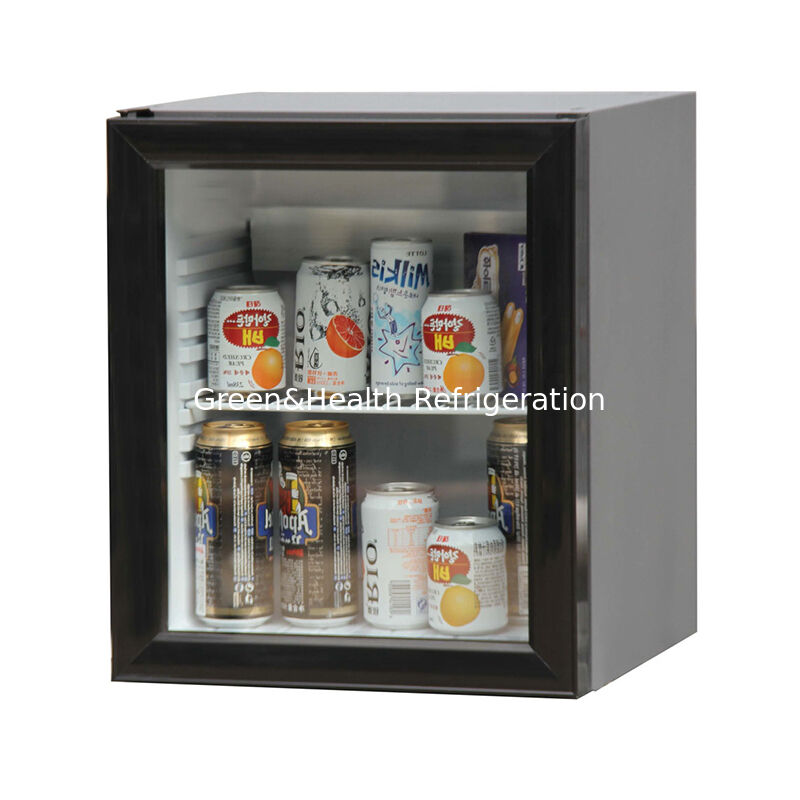 90L Capacity Mini Display Fridge with Double Insulating Sliding Glass Door and Mechanical Temperature Control
