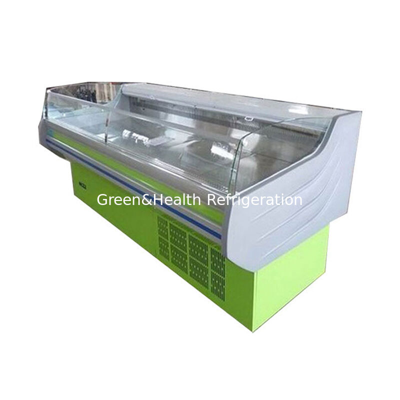 Congelador de carne de acero inoxidable con luz LED y descongelamiento automático para uso comercial