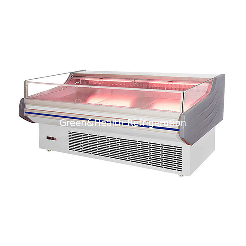 Congelador de carne de acero inoxidable con luz LED y descongelamiento automático para uso comercial