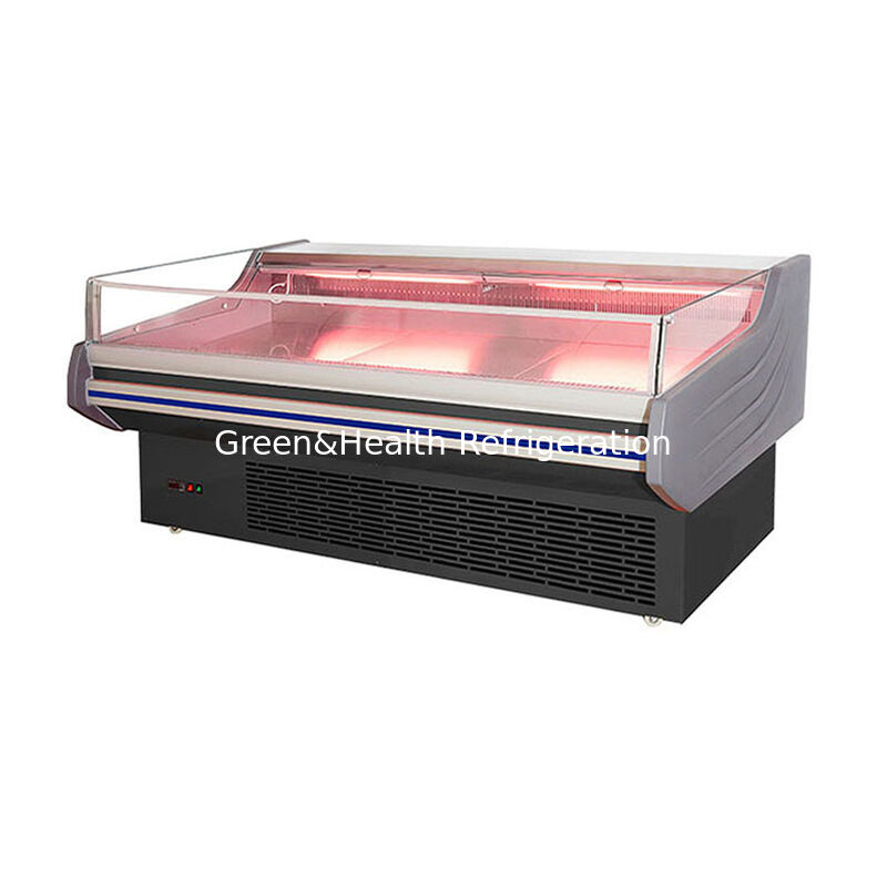Congelador de carne de acero inoxidable con luz LED y descongelamiento automático para uso comercial