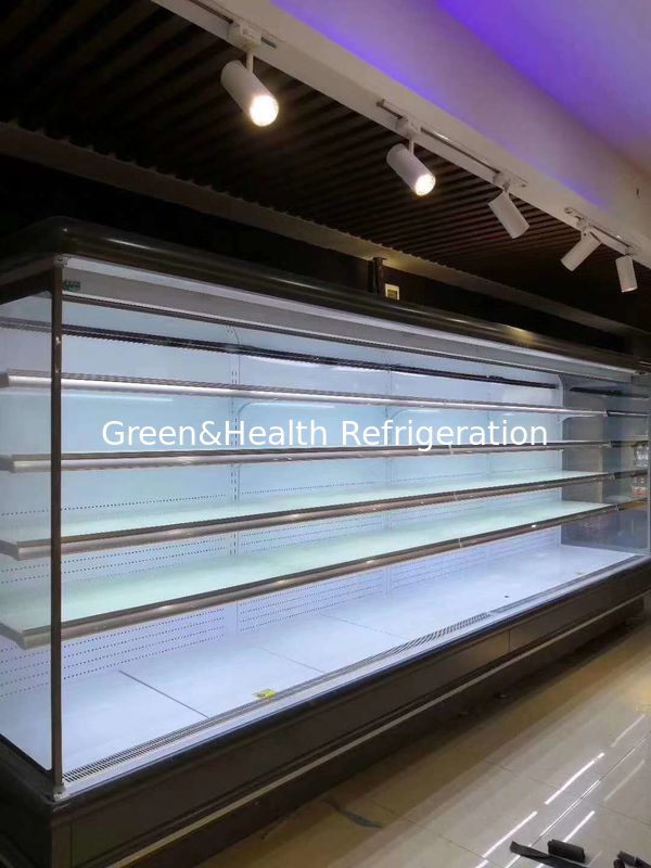 - Tipo de descongelamiento de tipo automático y verde - Chiller de pantalla refrigerada de cubierta remota