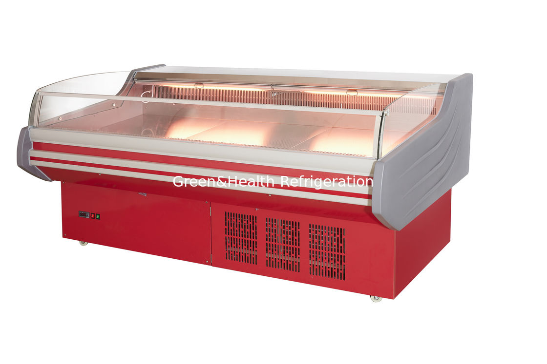 Gran refrigerador de exhibición de carnes portátil portátil de 2 a 8oC