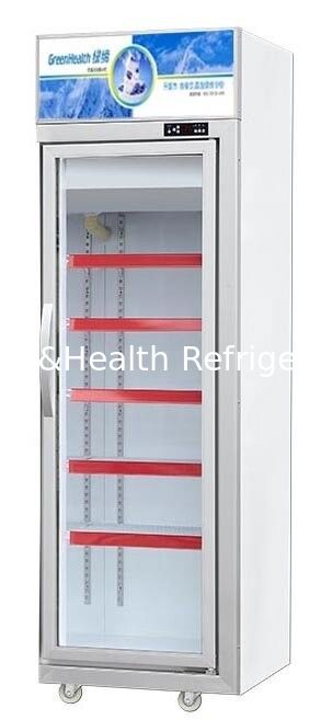 Congelador Comercial de Puerta de Vidrio con Capacidad de 500L y Compresor Danfoss - Refrigerador Vertical de Exhibición Congelada con Puerta de Vidrio Templado de Triple Capa