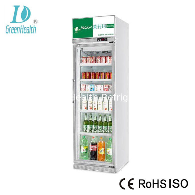 Frío de pantalla de bebidas Pepsi comercial con compressor Danfoss de 680L de capacidad y puerta giratoria caliente de cierre automático