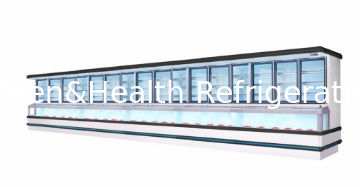 Refrigerador Congelador Combinado Comercial con Descongelación Automática, Compresor Danfoss e Iluminación LED para Exhibición de Verduras en Restaurantes