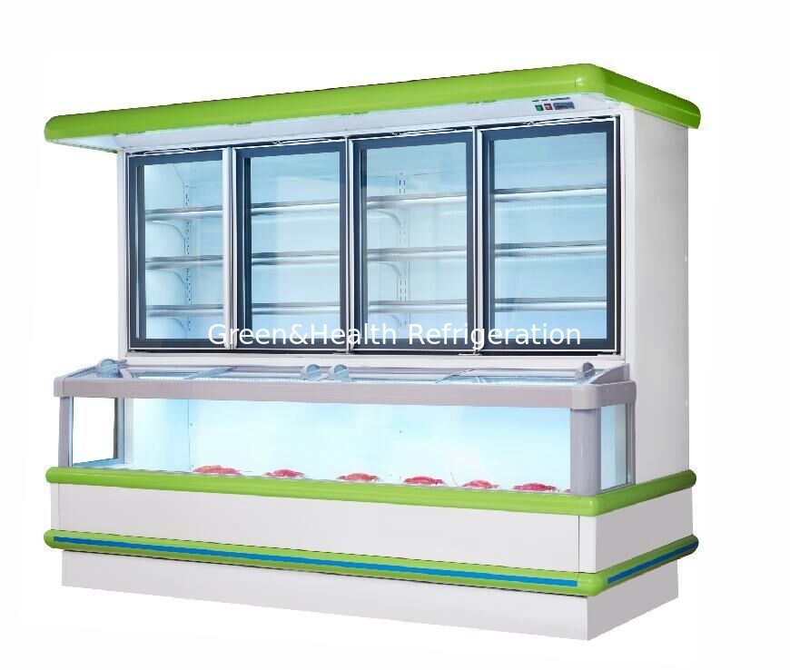 Refrigerador-congelador combinado comercial con zonas de temperatura dual, descongelación automática y compresores de alta eficiencia - Samba Hybrid