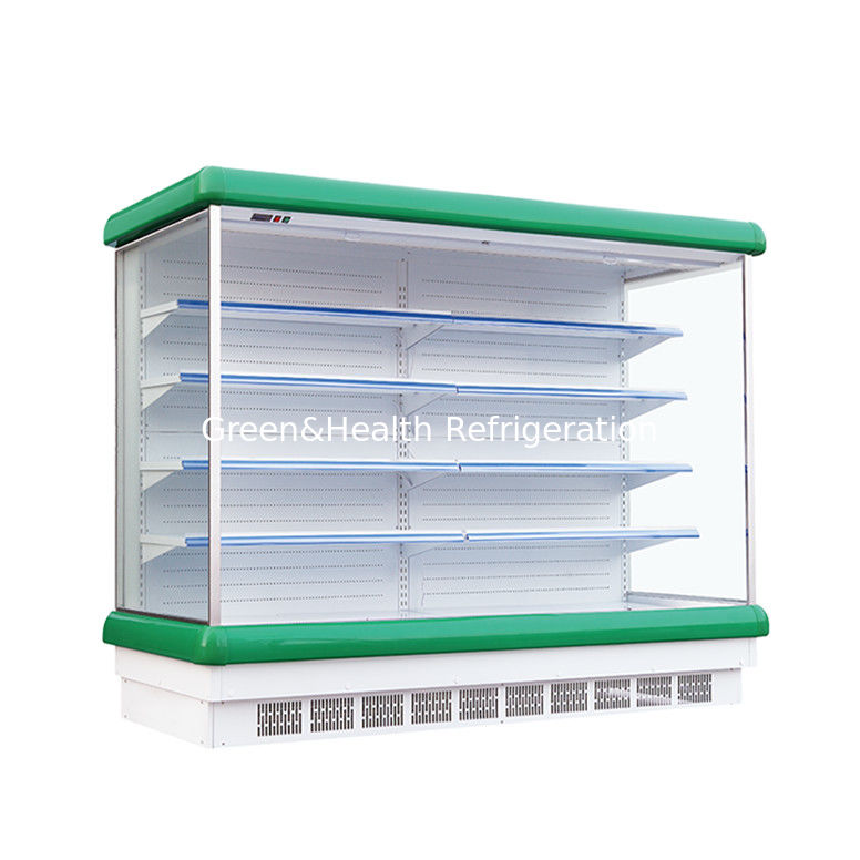 Refrigerador abierto vertical refrigerante de R22 Multideck con la cortina de aire