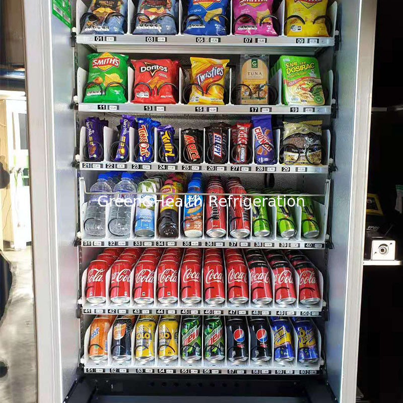 Refrigerador comercial de exhibición de bebidas con iluminación LED personalizada, puerta de cierre automático y compresor Danfoss/Embraco