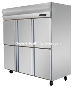 Congelador vertical comercial vertical con el refrigerante grande R134/R404 de la capacidad